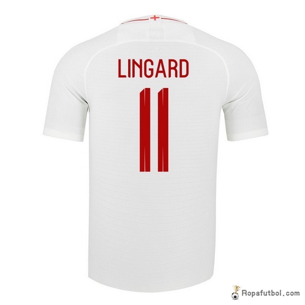 Camiseta Inglaterra Replica Primera Ropa Lingard 2018 Blanco